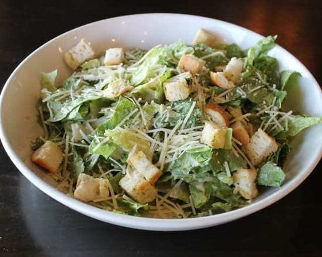 Pan Caesar Salad.