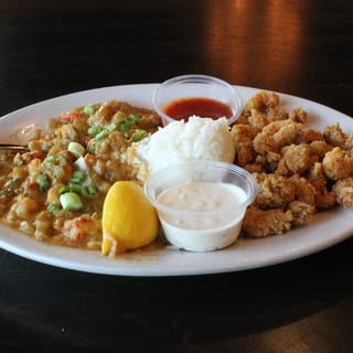 1/2 Fried Crawfish 1/2 Etouffee