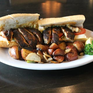 Blackened Chicken Poboy